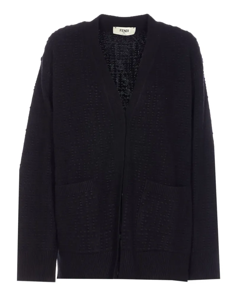 Fendi V-neck cardigan - Schwarz Schwarz