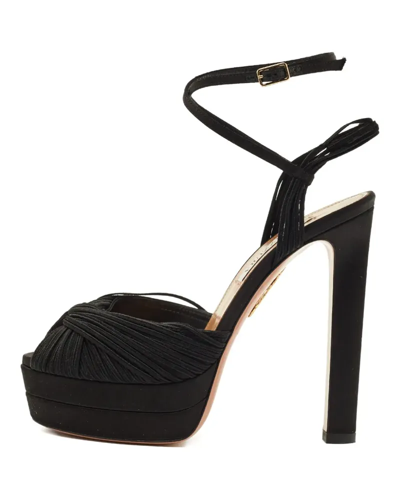 Aquazzura Bellini knot platform sandals - Schwarz Schwarz