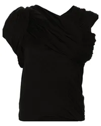 Rick Owens T-Shirt mit Riemendetail Schwarz