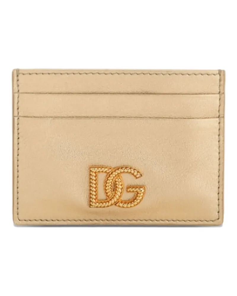 Dolce & Gabbana DG logo card holder - Gold Gold