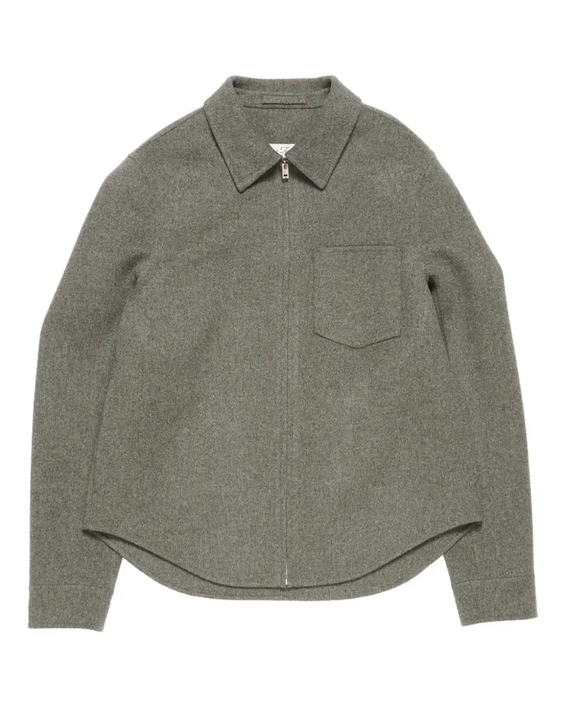 Acne Studios zip-up shirt jacket - Grau Grau