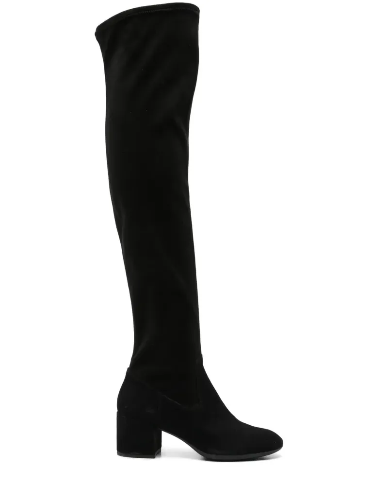 Geox Eleana Overknee-Stiefel 60mm - Schwarz Schwarz