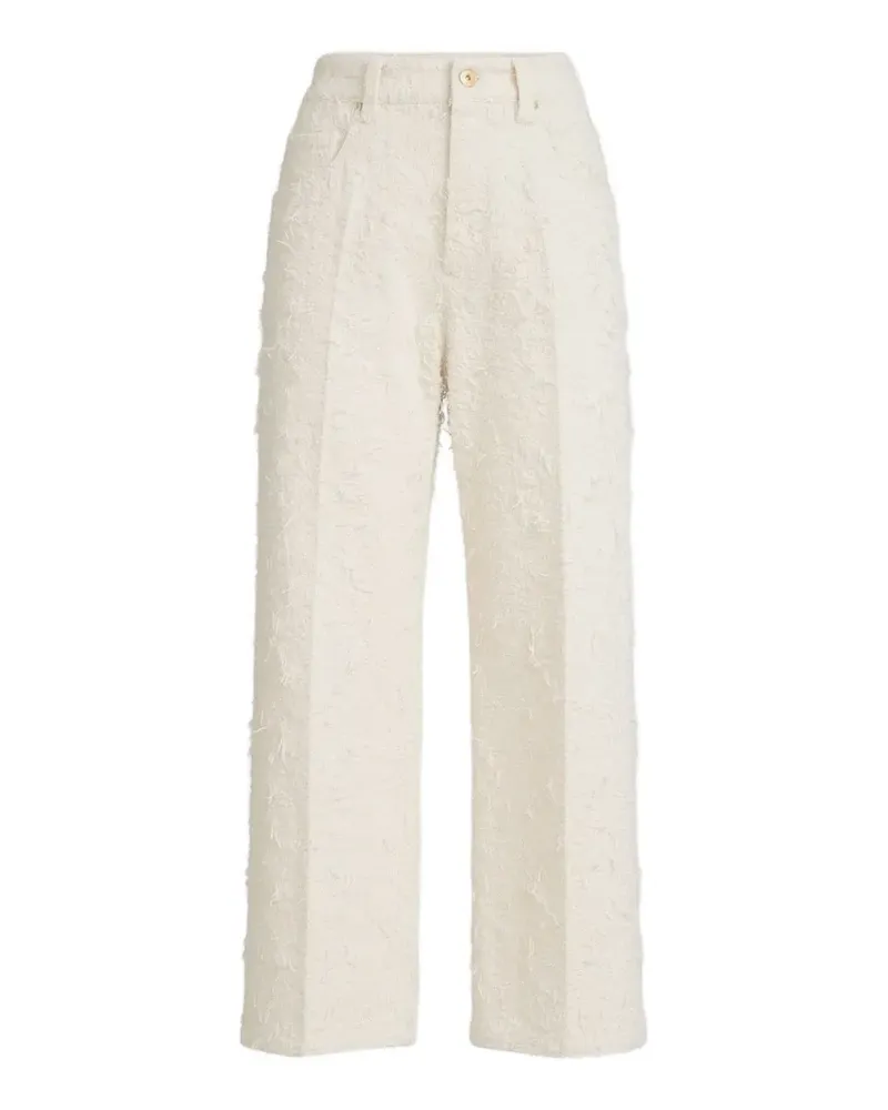 Brunello Cucinelli Hose mit verschwommener Struktur - Nude Nude