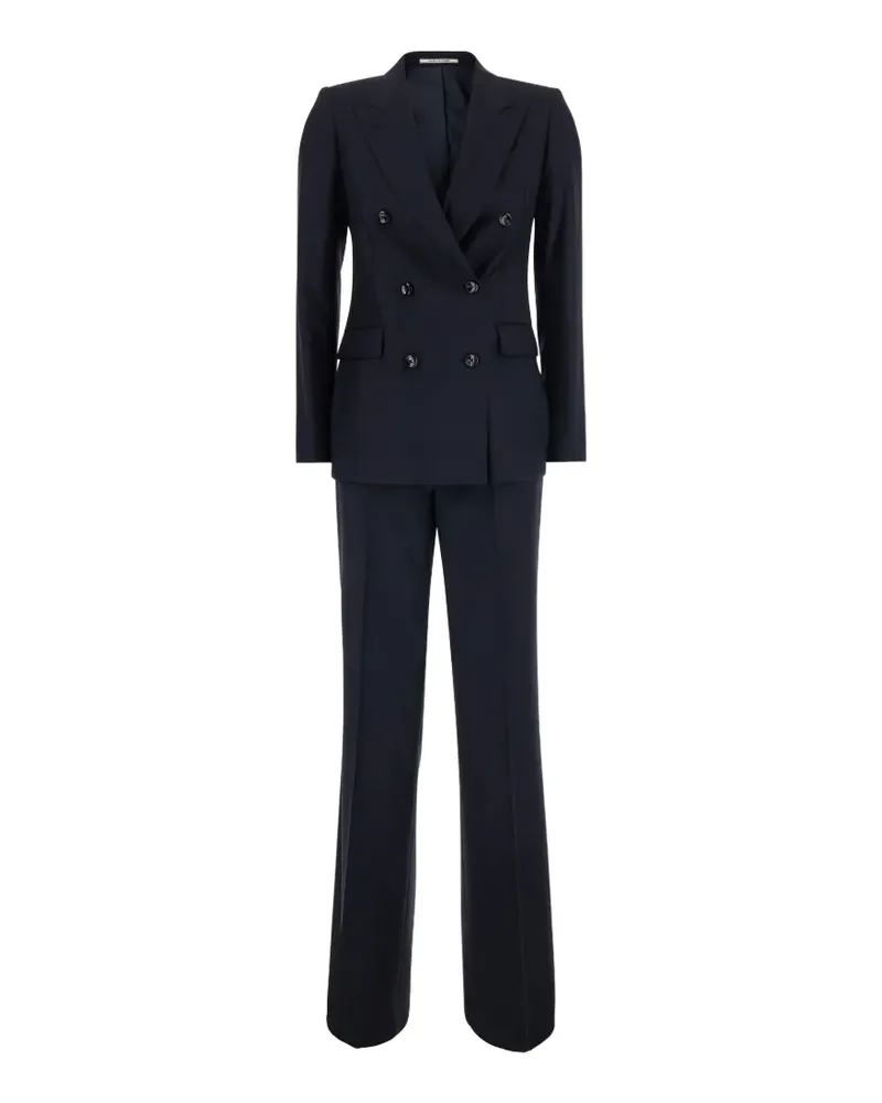 Tagliatore double-breasted buttoned suit - Blau Blau