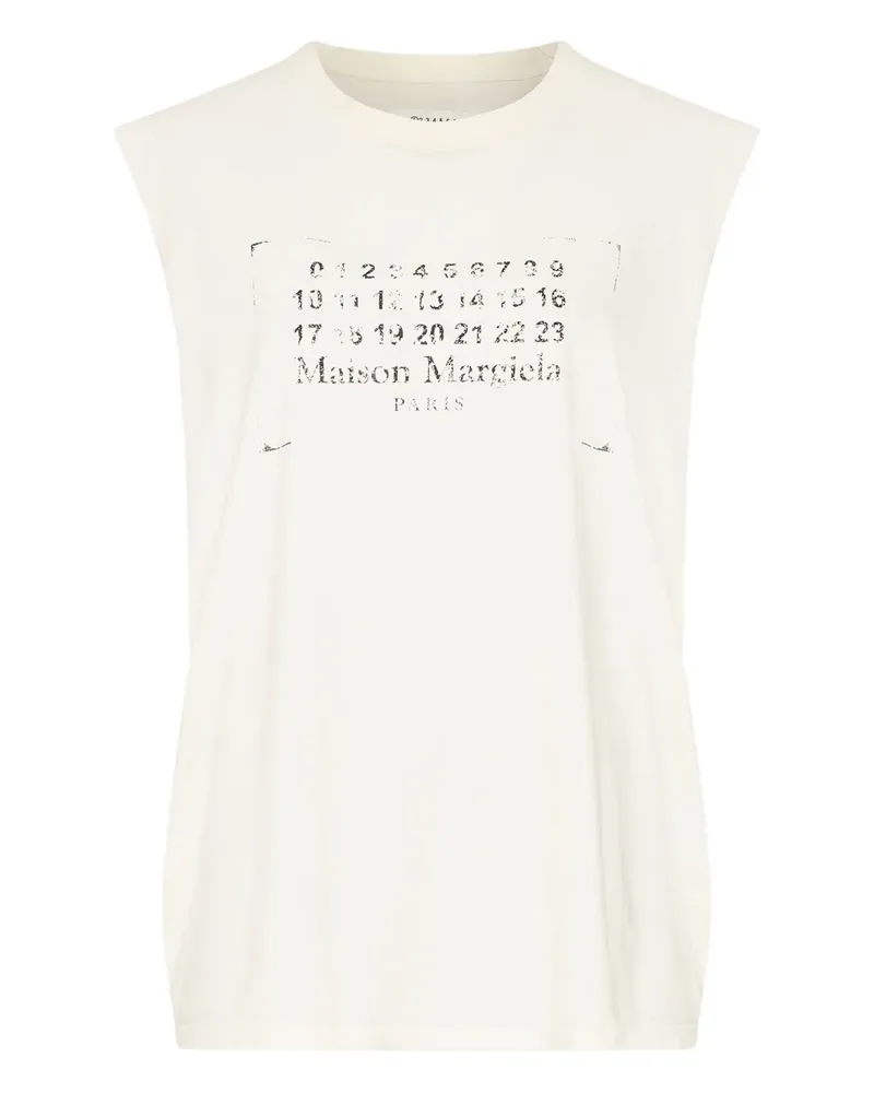 Maison Margiela Klassisches Trägershirt - Weiß Weiß