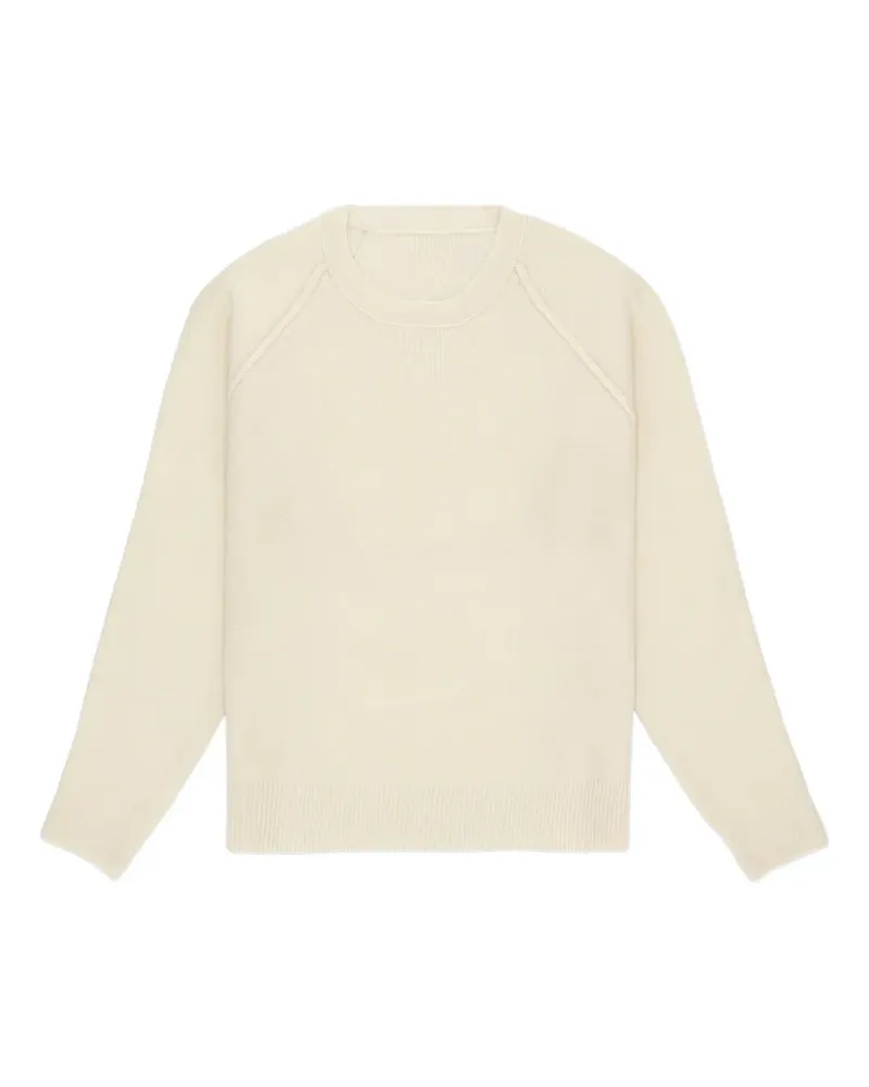 Fortela Harvard raglan-sleeve sweater - Nude Nude