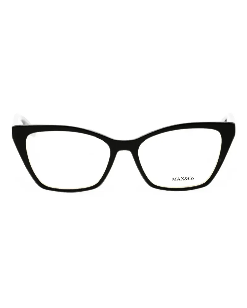 MAX&Co. cat-eye frame glasses - Schwarz Schwarz