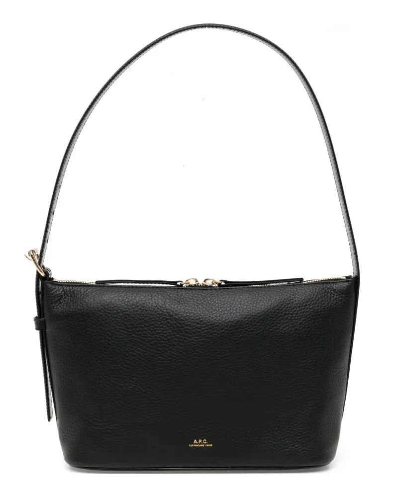 A.P.C. Vera Schultertasche - Schwarz Schwarz