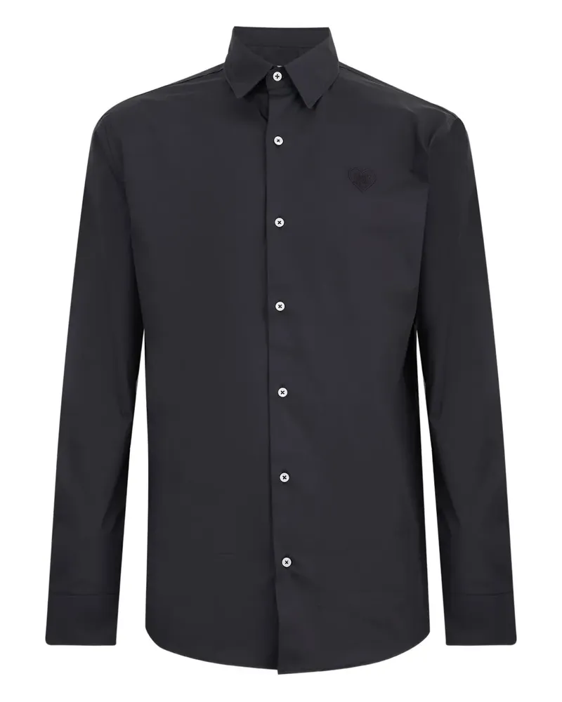 Family First Hemd mit Stickerei - Schwarz Schwarz