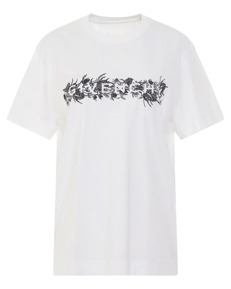 Givenchy T-Shirt mit Logo-Print - Weiß Weiß