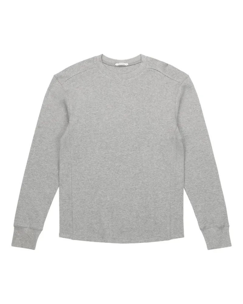 Entire Studios Langarmshirt in Waffelstrick - Grau Grau