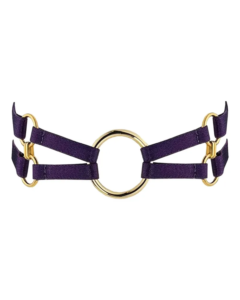 Bordelle Nara Ring-Kragen aus Gold - Violett Violett