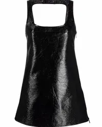 Courrèges Ärmelloses Minikleid Schwarz