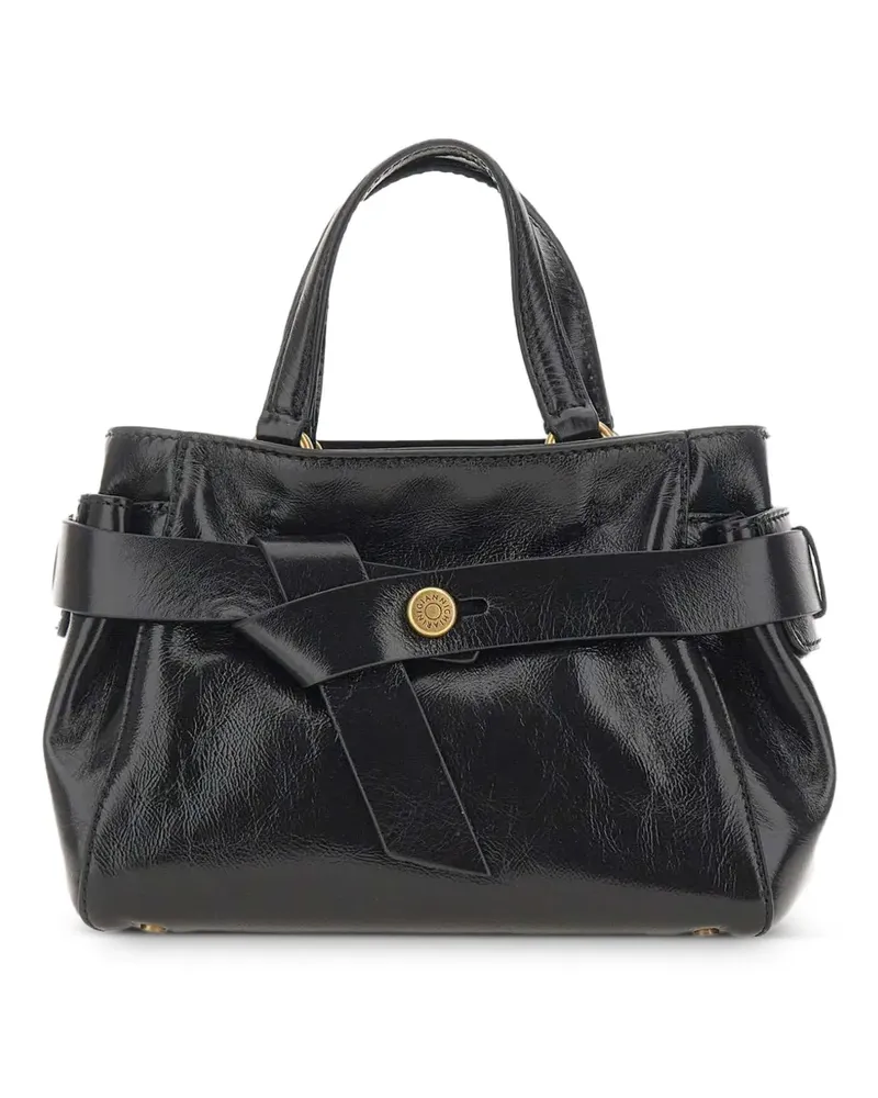 Gianni Chiarini Kleine Miranda Tote Bag mit Knoten - Schwarz Schwarz