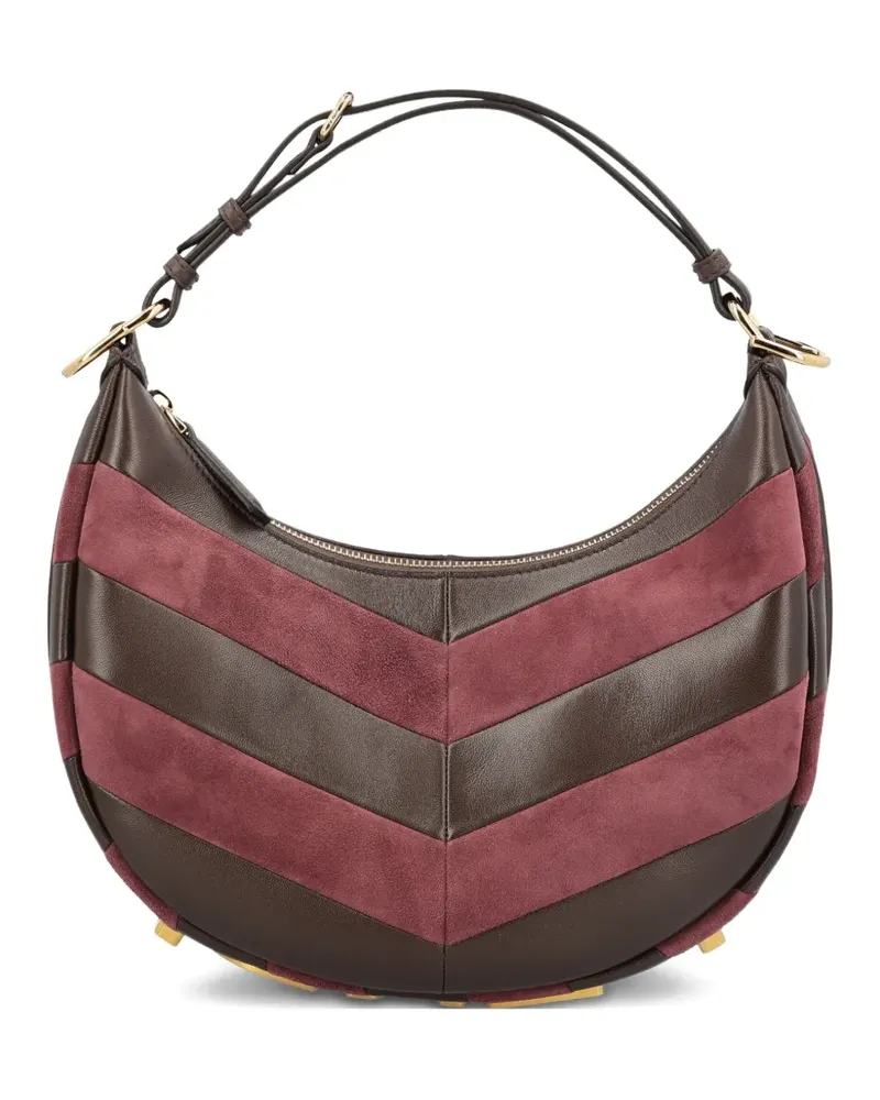 Fendi Kleine graphy Schultertasche - Braun Braun