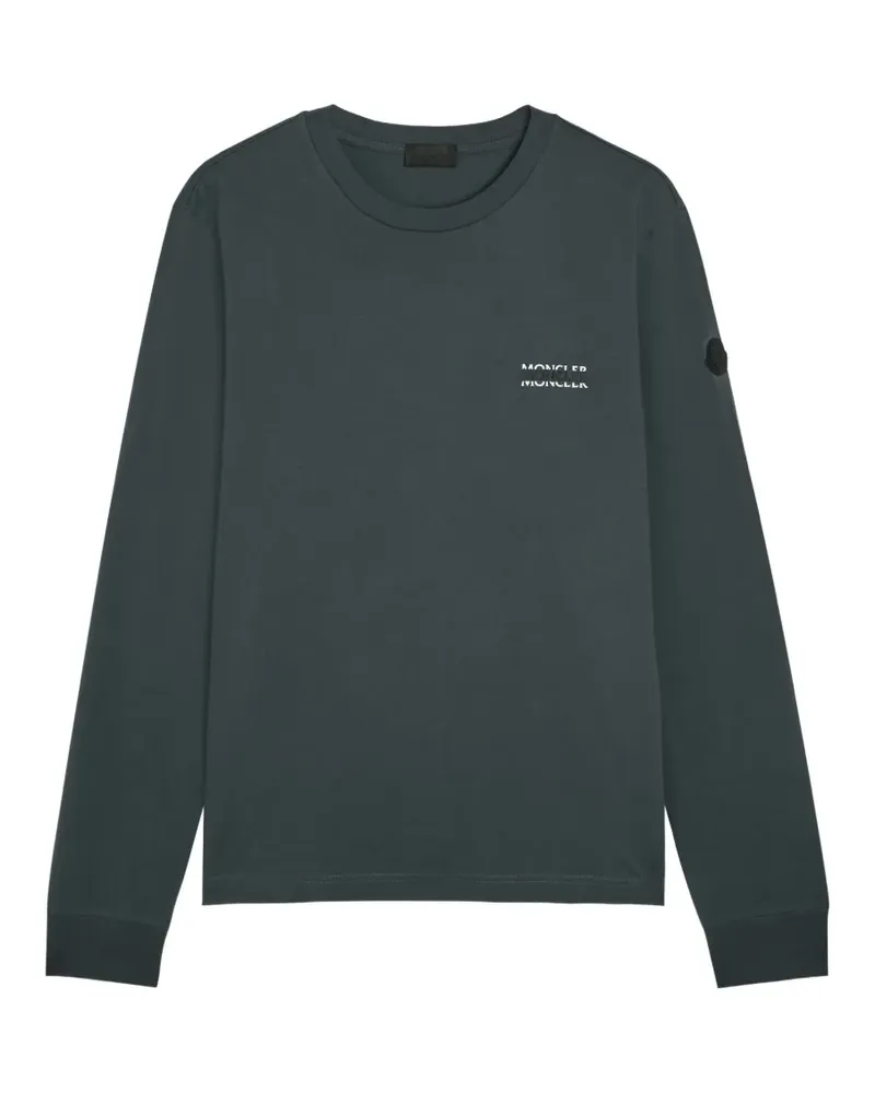 Moncler long-sleeves crew-neck sweatshirt - Grau Grau