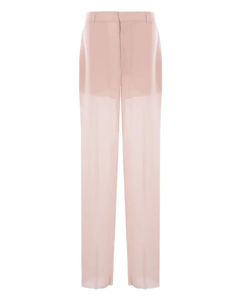 Blumarine Hose mit transparenter Spitze - Rosa Rosa