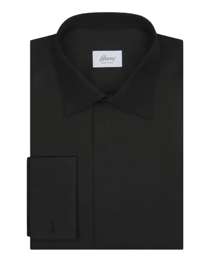 Brioni classic-collar shirt - Schwarz Schwarz