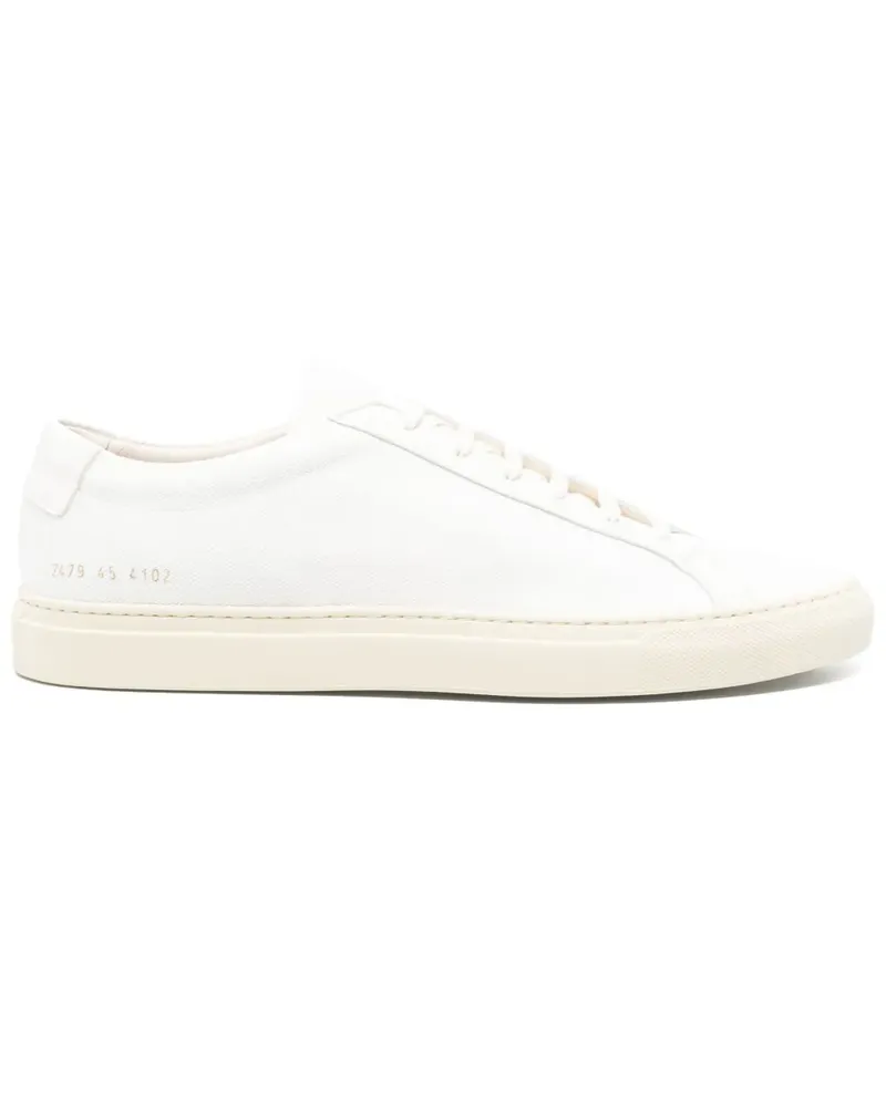 Common Projects Sneakers mit Einsätzen - Weiß Weiß