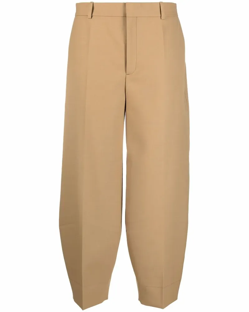 Rodebjer Halbhohe Cropped-Hose - Nude Nude