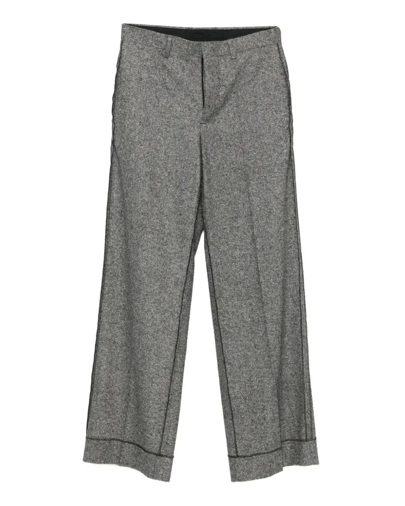 Maison Margiela Weite Hose mit Gürtelschlaufe - Grau Grau