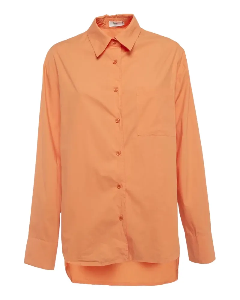 FRANKIE Shop Hemd mit asymmetrischem Saum - Orange Orange