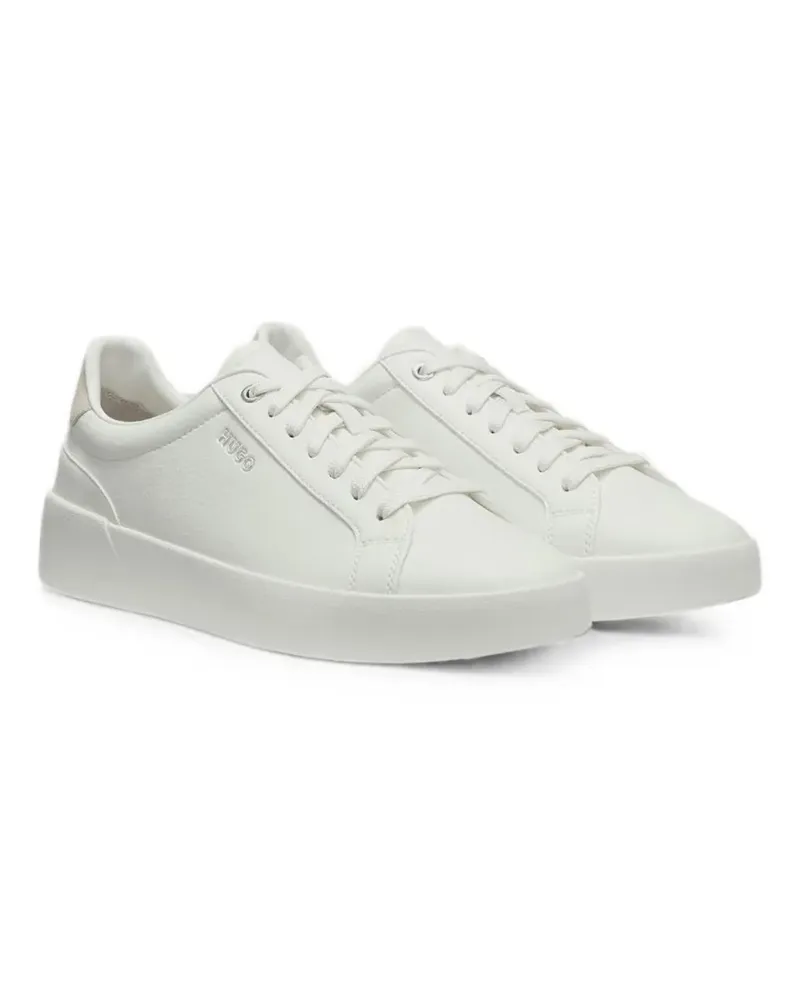 HUGO BOSS logo-plaque low-top sneakers - Weiß Weiß