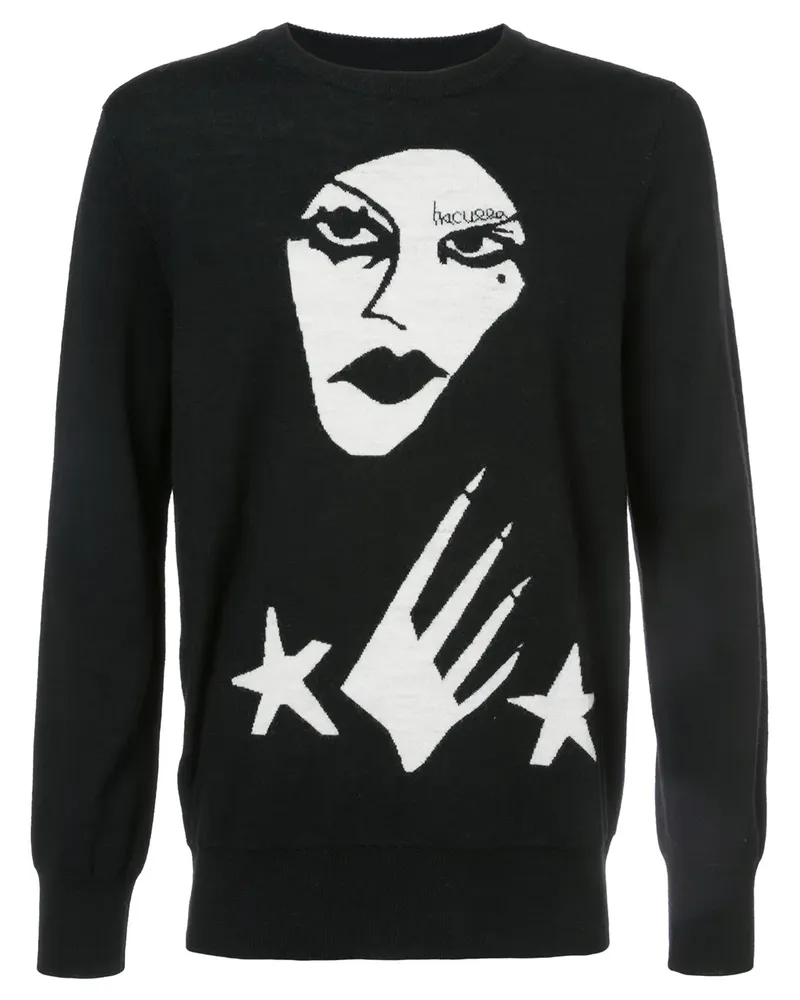 Haculla Witchslap' Pullover - Schwarz Schwarz