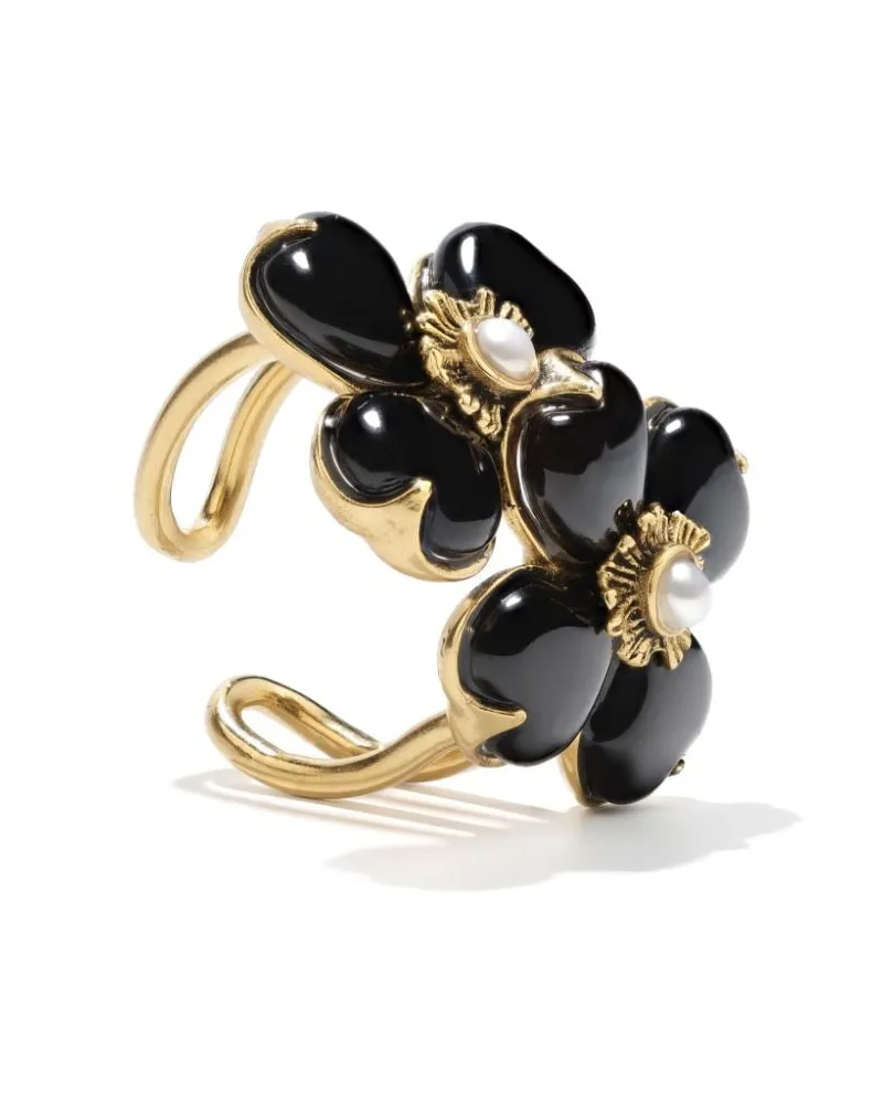 Goossens Paris Vergoldeter Toi & Moi Clover Ring Gold
