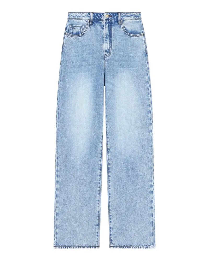 Armani Exchange logo-plaque jeans - Blau Blau