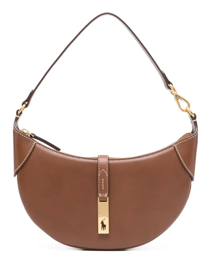 Ralph Lauren Schultertasche aus Leder - Braun Braun