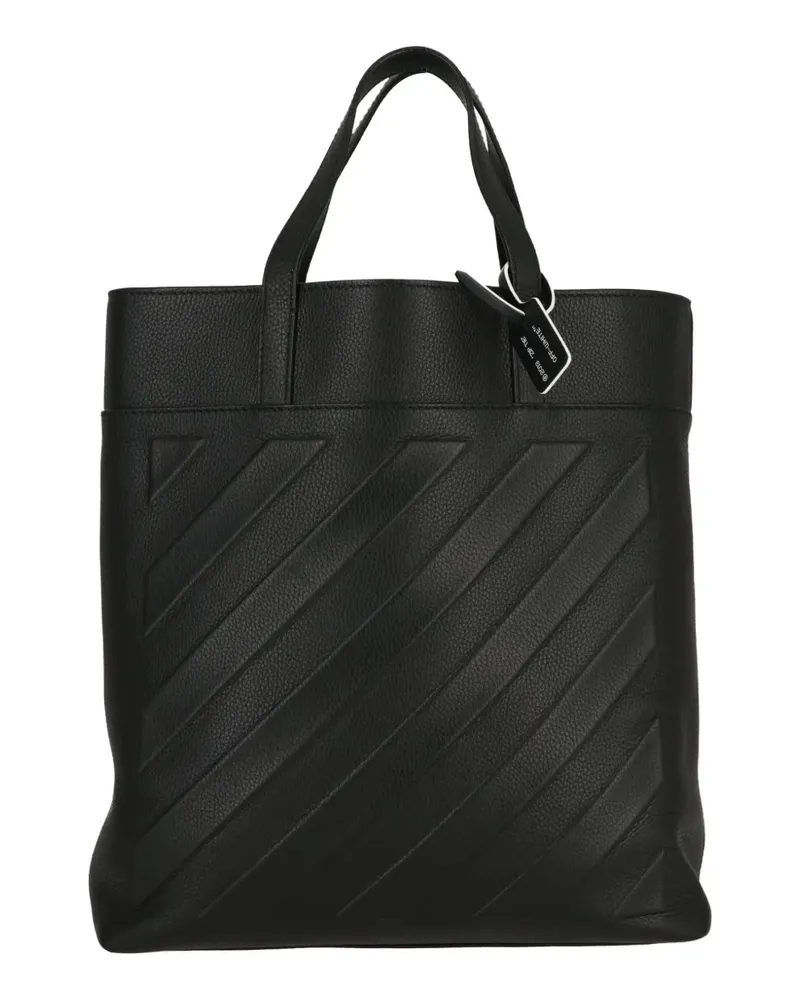 OFF-WHITE Shopper mit Logo-Prägung - Schwarz Schwarz