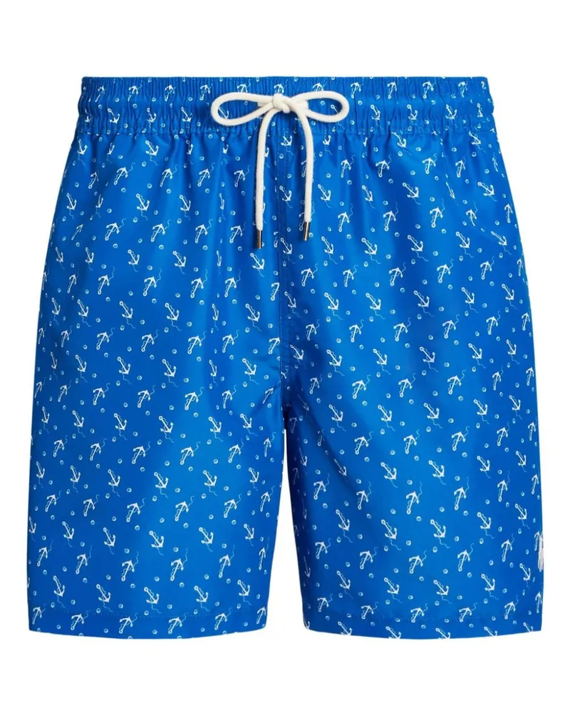 Ralph Lauren Badeshorts mit Anker-Print - Weiß Weiß