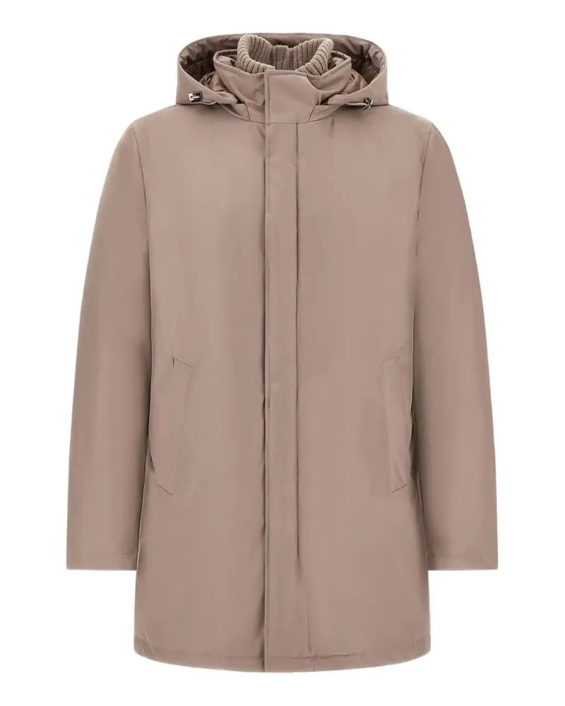 Herno hooded trench coat - Nude Nude