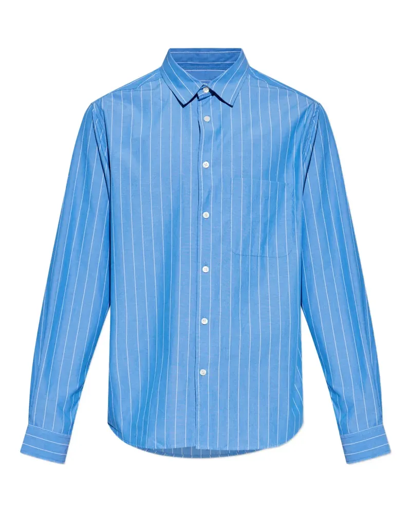 Samsøe & Samsøe striped-pattern shirt - Blau Blau
