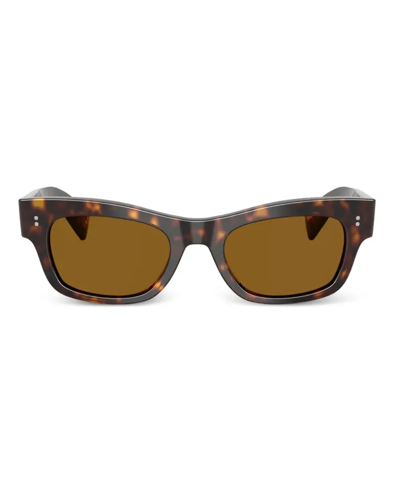 Oliver Peoples rectangle-frame sunglasses - Braun Braun