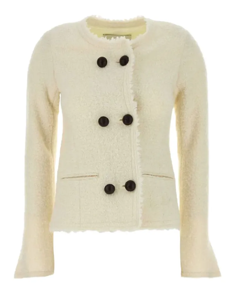 Isabel Marant Suely Bouclé-Jacke - Nude Nude
