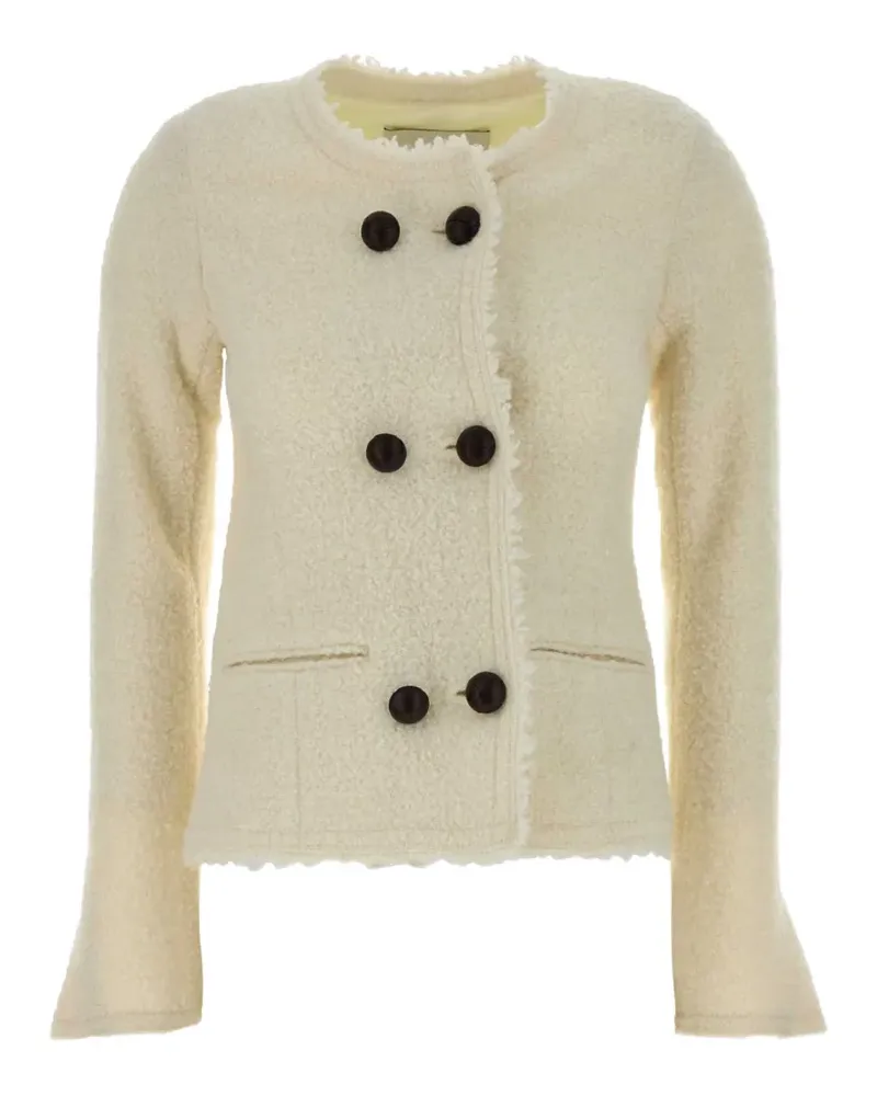 Isabel Marant Suely Bouclé-Jacke - Nude Nude
