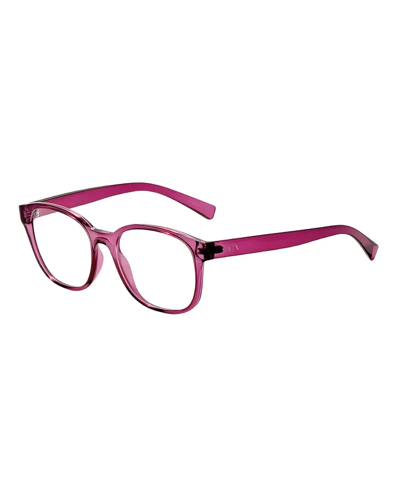 Armani Exchange Brille mit eckigem Gestell - Rot Rot