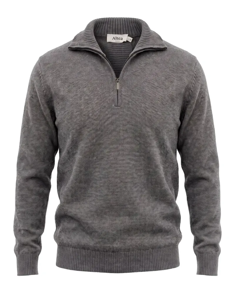 Altea half-zip virgin wool sweater - Grau Grau