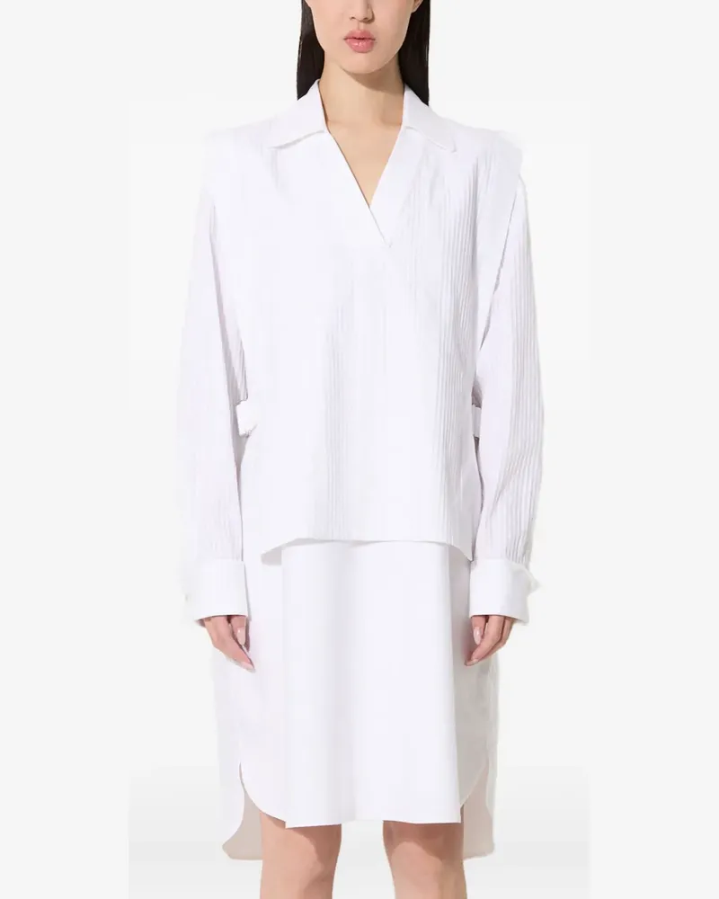 Kenzo V-neck midi dress - Weiß Weiß