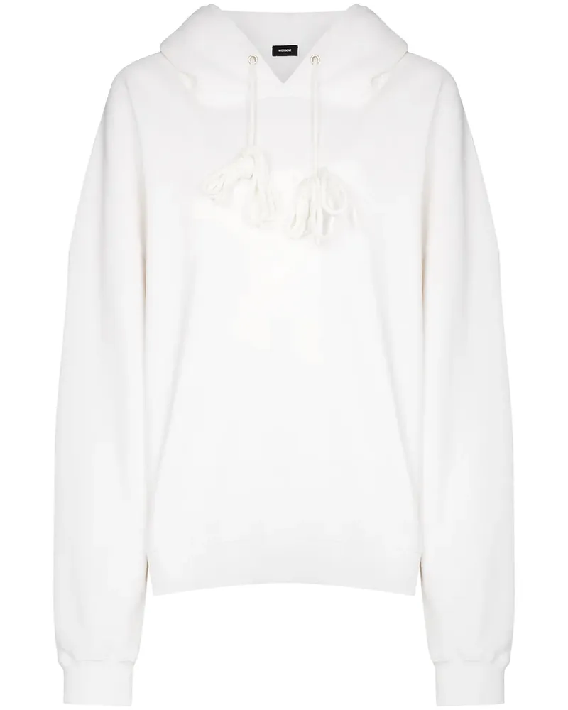 WE 11 DONE Klassischer Kapuzenpullover - Weiß Weiß