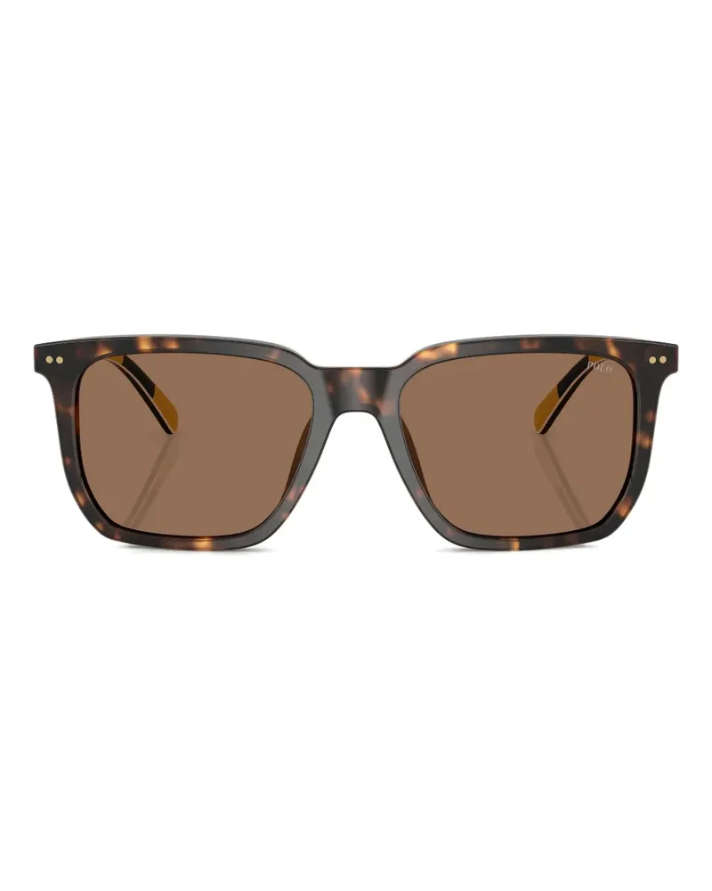 Ralph Lauren Sonnenbrille mit eckigem Gestell - Braun Braun