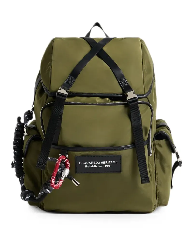 Dsquared2 Heritage Rucksack - Grün Grün