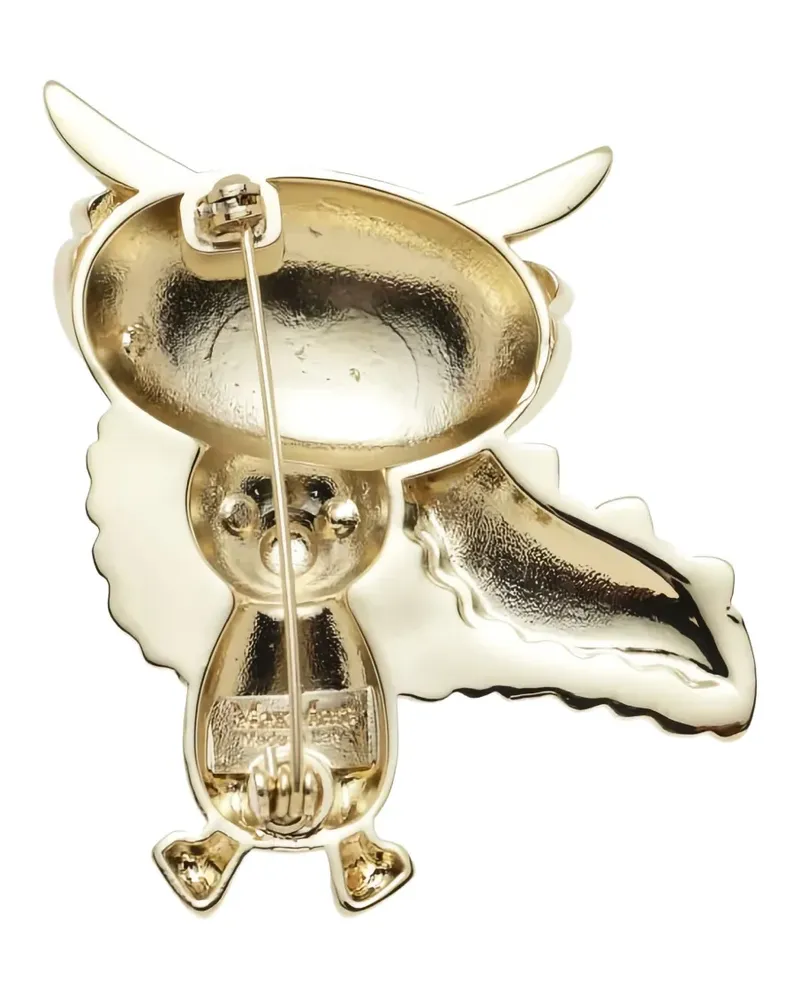 Max Mara Teddy Dragon brooch - Gold Gold