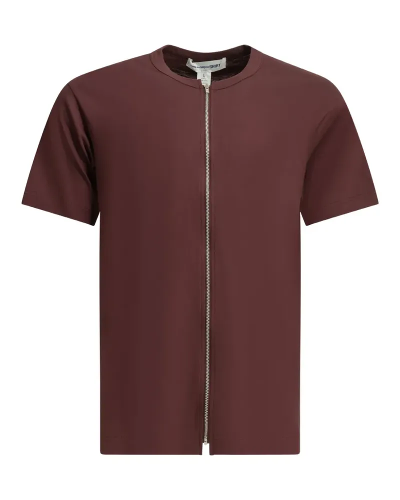 Comme des Garçons zip-fastening shirt - Violett Violett