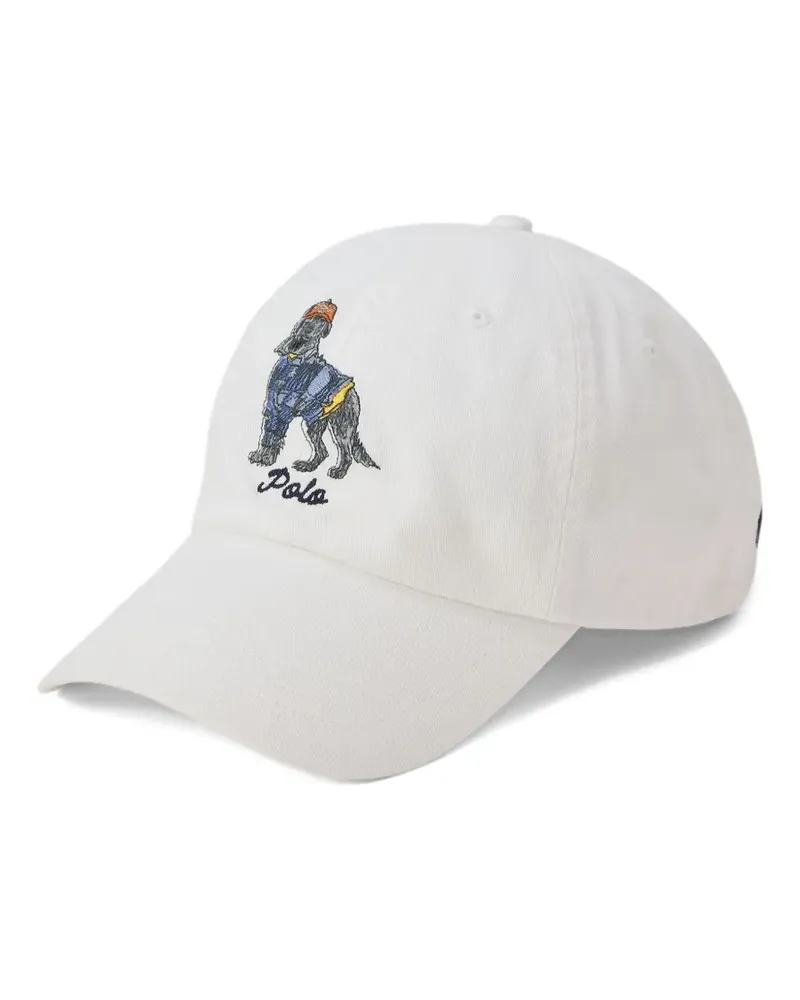 Ralph Lauren Bestickte Baseballkappe - Weiß Weiß