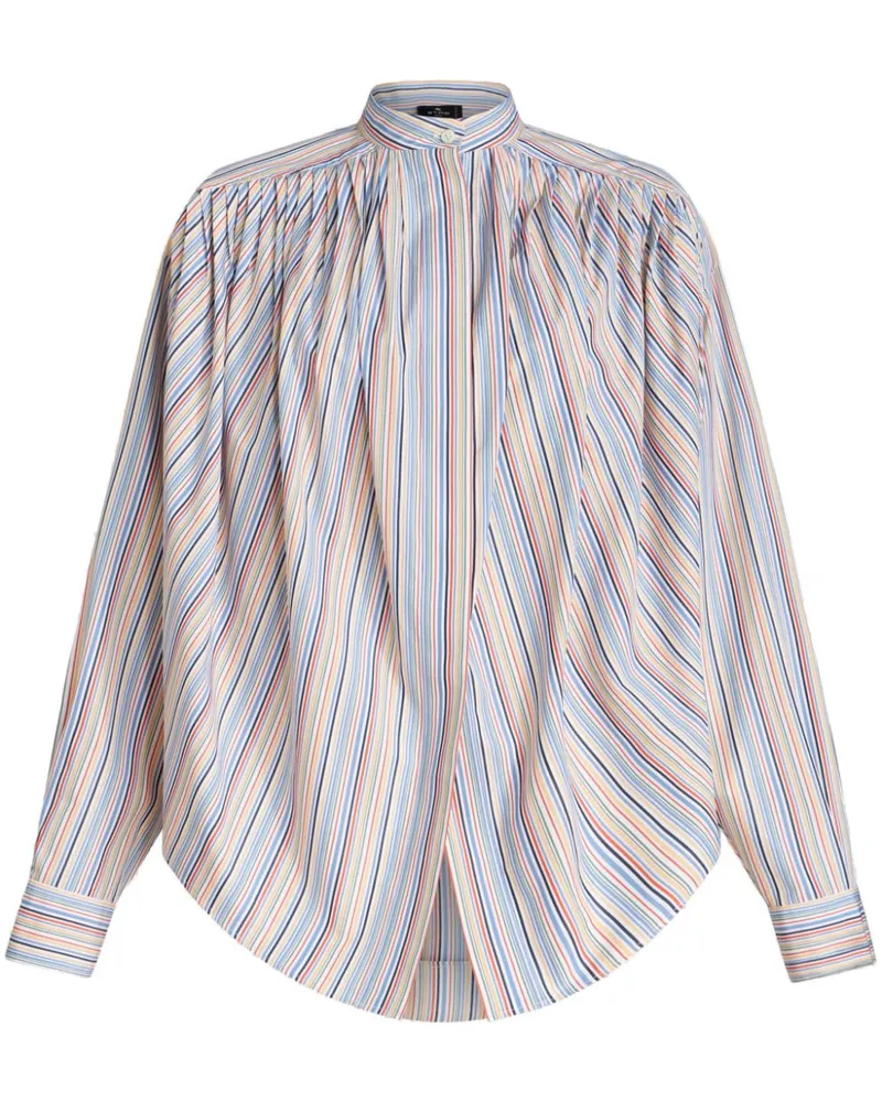 Etro Gestreifte Bluse - Blau Blau
