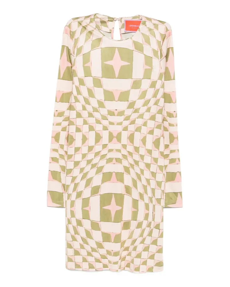 La DoubleJ Midikleid mit geometrischem Print - Nude Nude
