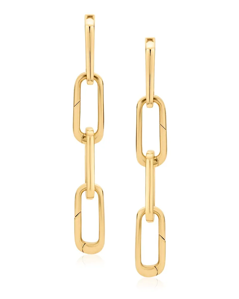 Monica Vinader Ohrringe mit Anhänger - Gold Gold